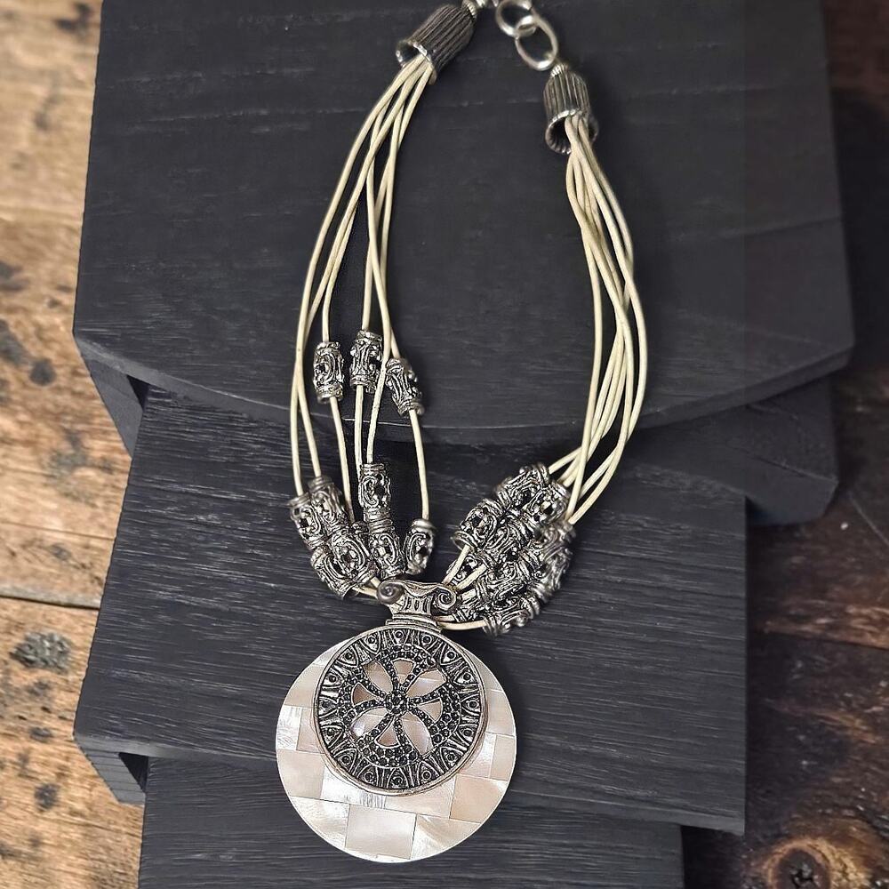 ANTHONY ALEXANDER Steam Punk Distressed Vintage Necklace